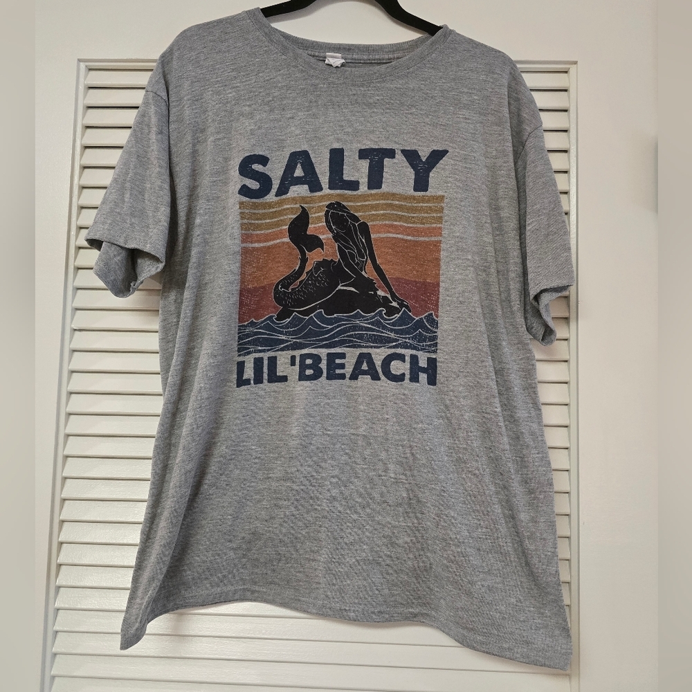 Jerzees Dri-Power - Salty Lil' Beach Graphic Short-Sleeve T-Shirt